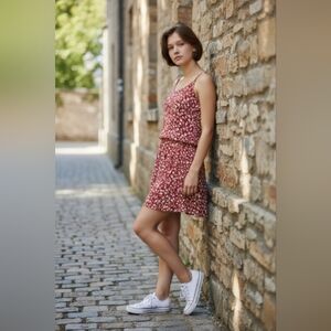 Forever 21 Floral Strap Dress